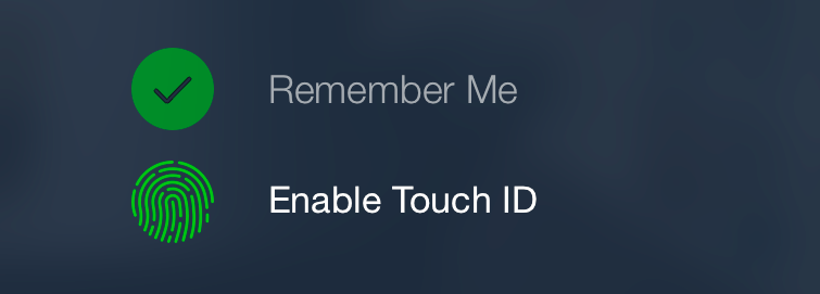 Enable Touch ID