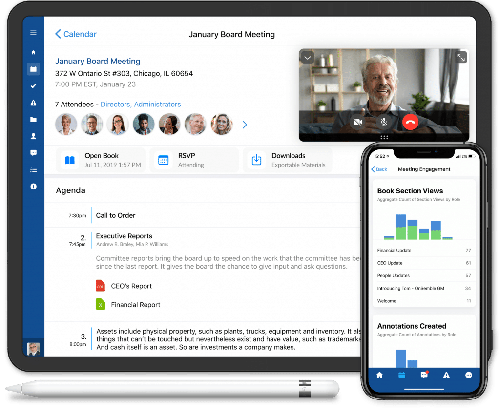 OnBoard Board Management Software for Virtual Meetings 2.0 @2x