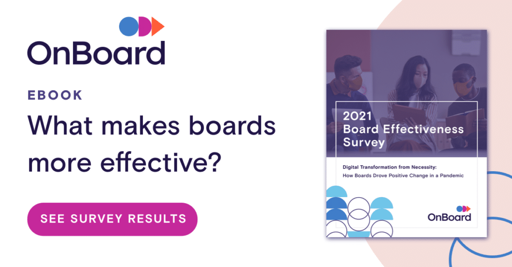 2021 board effectiveness survey