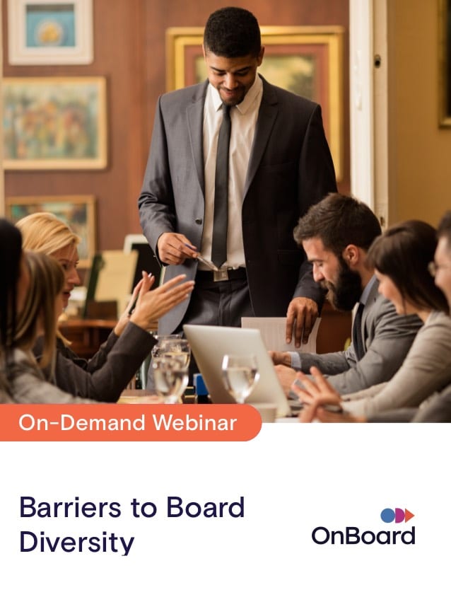 Barriers to Board Diversity On Demand