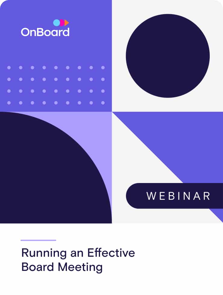 Running an Effective Board Meeting