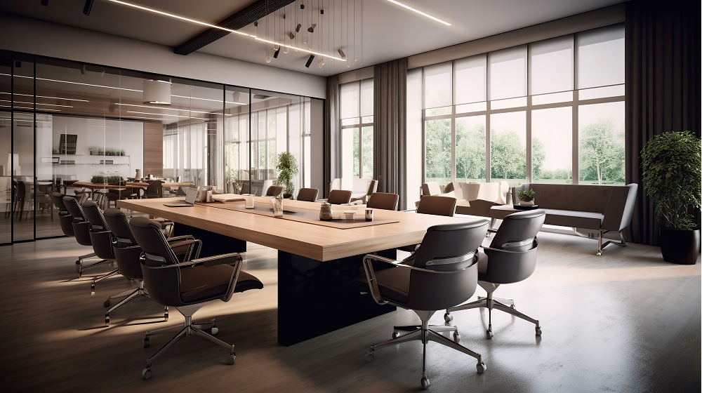 An empty boardroom represents the role and responsibilities of a board of directors.