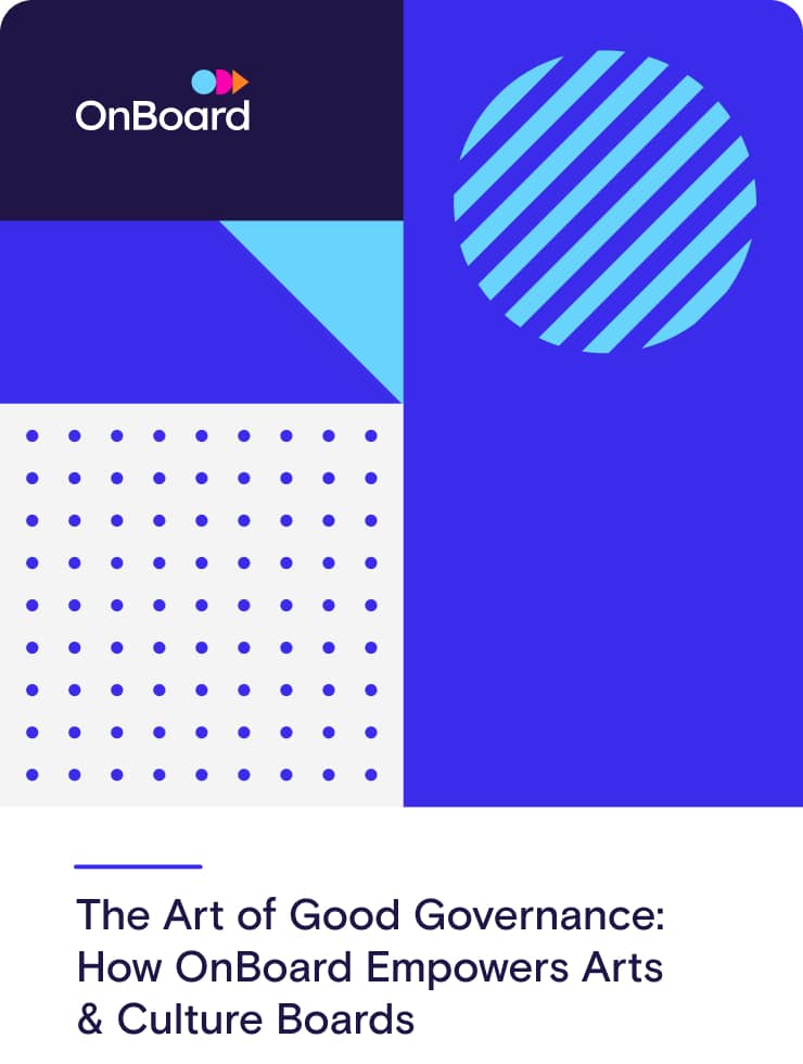 How OnBoard Empowers Arts & Culture Boards | July 2 1:00pm ET