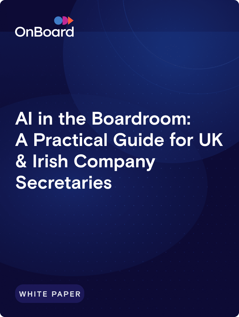 AI in the Boardroom: A Practical Guide for UK & Irish Company Secretaries