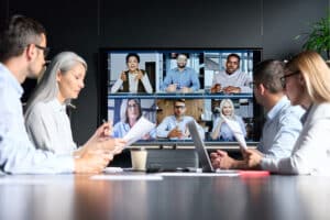 nonprofit board committee meeting over zoom