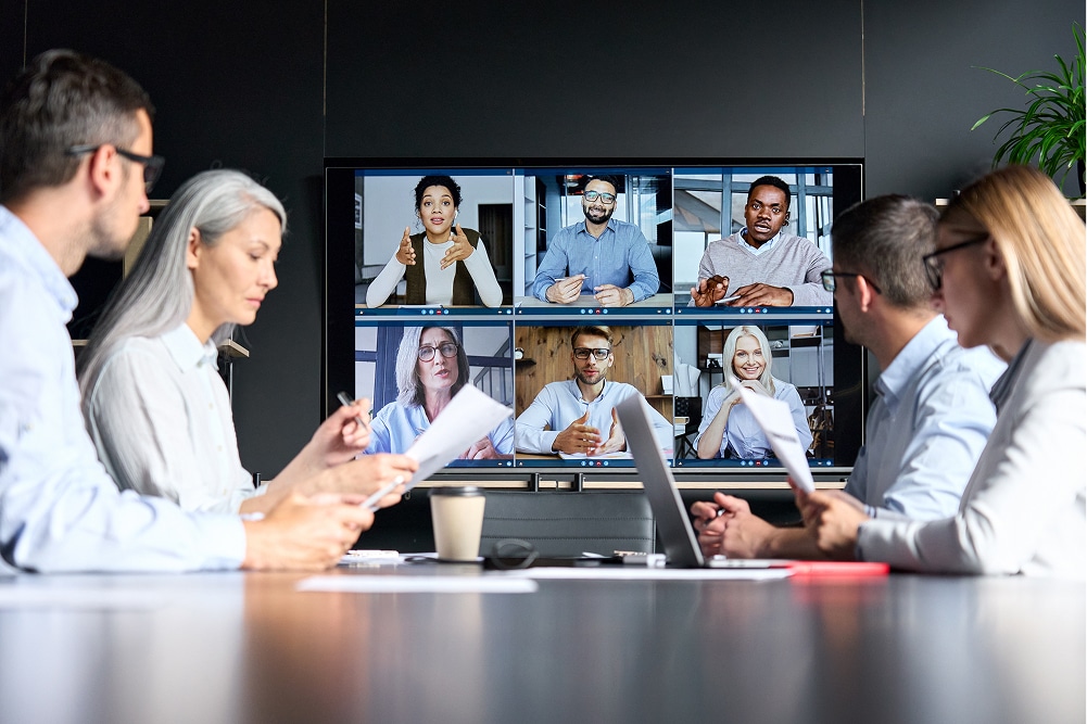 nonprofit board committee meeting over zoom