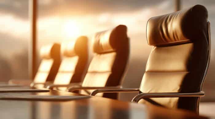 Empty board room represents the role of a policy advisory council